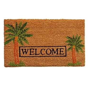 Multicolor 18 x 27 Carolines Treasures Palm Tree Scene Indoor or Outdoor Mat Multicolor 18 x 27 Carolines Treasures Palm Tree Scene Indoor or Outdoor Mat
